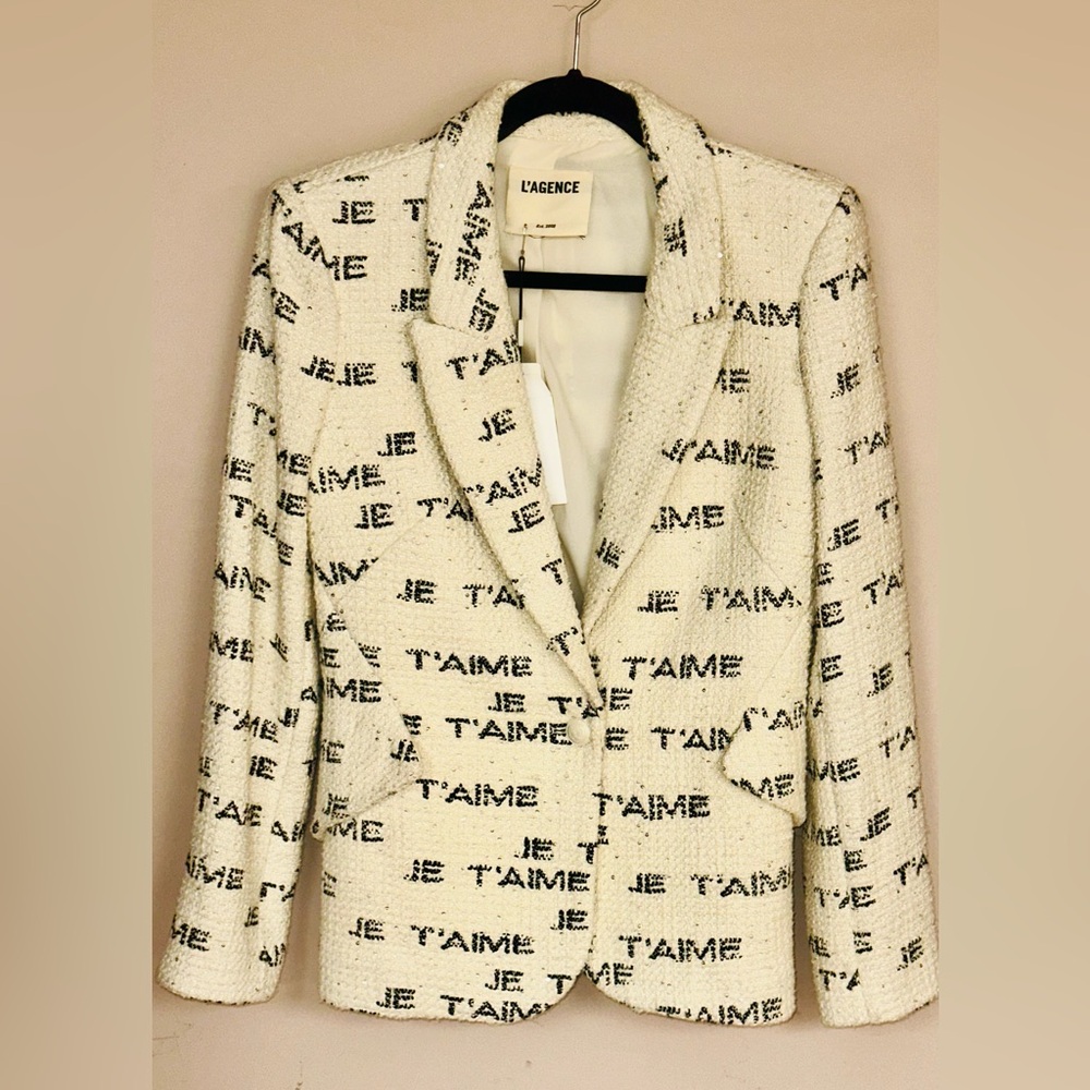 L'AGENCE JE T’AlME Chamberlain Tweed Blazer